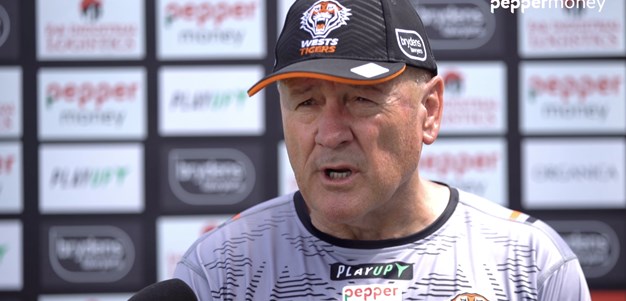 'Just a little fancier': Sheens chats at Wests Tigers 'Field Day'