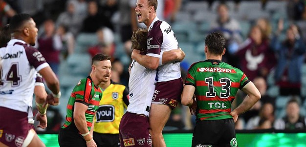Some special Manly manoeuvring gets Cherry-Evans a try