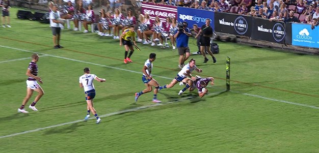 Garrick opens the scoring for the Sea Eagles