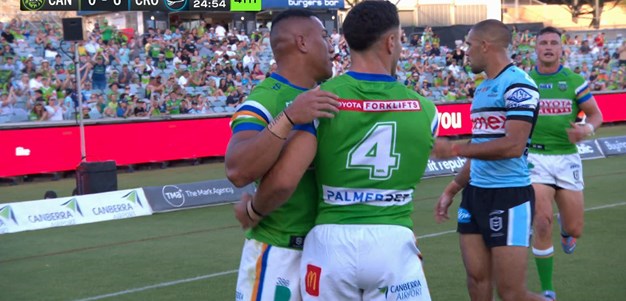 Hopoate squares it up for Raiders