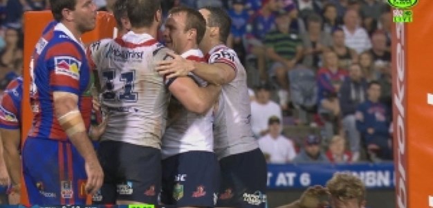Rd 7: TRY Mitchell Pearce (73rd min)