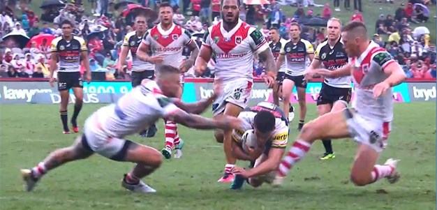 Rd 1: Dragons v Panthers - No Try 52nd minute - Nathan Cleary