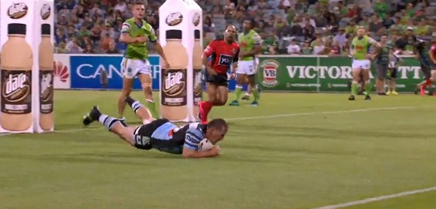 Rd 2: Raiders v Sharks - No Try 74th minute - Paul Gallen