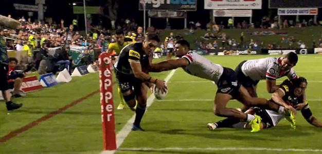 Rd 3: Panthers v Roosters - No Try 49th minute - Dallin Watene-Zelezniak