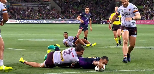 Rd 3: Storm v Broncos - No Try 67th minute - Will Chambers