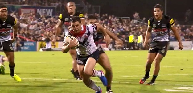 Rd 3: Panthers v Roosters - Try 31st minute - Michael Gordon