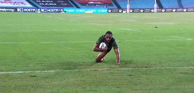 Rd 4: Rabbitohs v Roosters - Try 49th minute - Sitiveni Moceidreke