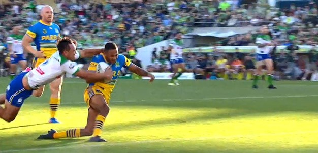 Rd 5: Raiders v Eels - Try 24th minute - Bevan French