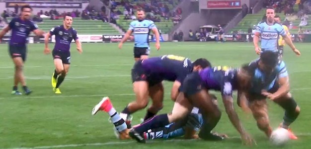 Rd 6: Storm v Sharks - No Try 49th minute