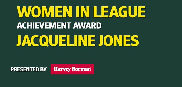 Women In League Achievement Award 2017 - Jacqueline Jones