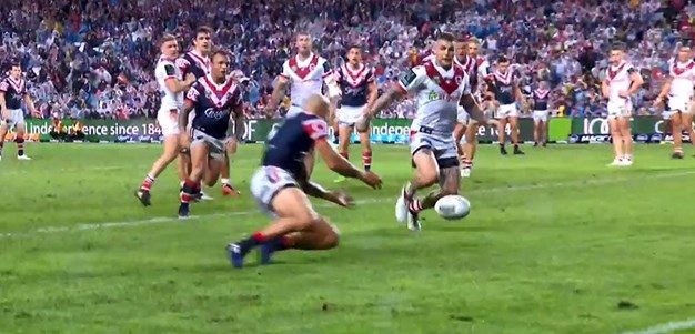 Rd 8: Roosters v Dragons - Try 50th minutes - Blake Ferguson