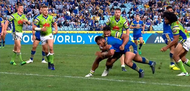 Rd 11: Eels v Raiders - Try 47th minute - Siosaia Vave