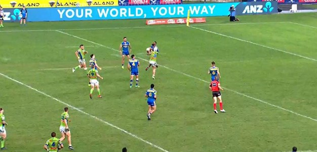 Rd 11: Eels v Raiders - No Try 68th minute