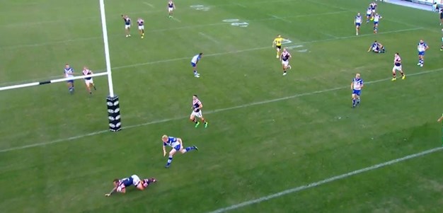 Rd 11: Bulldogs v Roosters - Try 15th minute - Jake Friend
