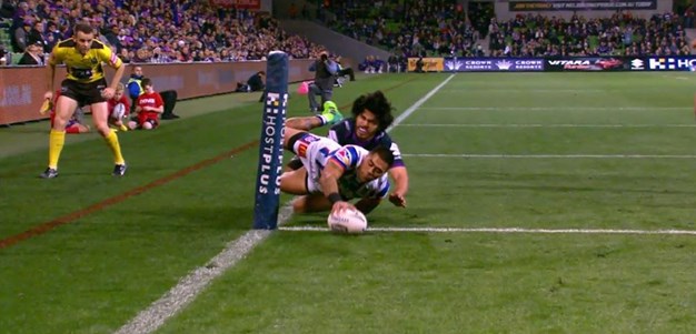 Rd 13: Storm v Knights - Try 28th minute - Ken Sio