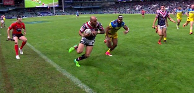 Rd 10: Roosters v Eels - Try 76th minute - Blake Ferguson