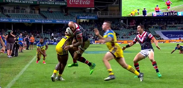 Rd 10: Roosters v Eels - Try 67th minute - Blake Ferguson