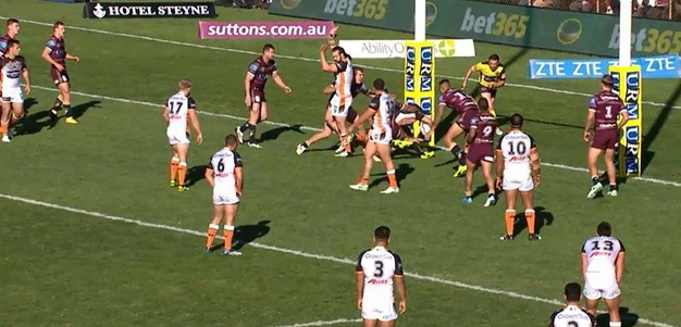 Rd 19: Sea Eagles v Tigers - No Try 20th minute - James Tedesco