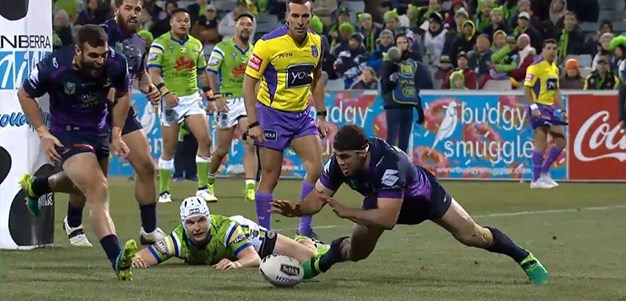 Rd 20: Raiders v Storm - Try 69th minute - Dale Finucane