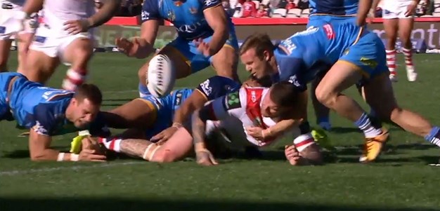 Rd 23: Dragons v Titans - No Try 13th minute