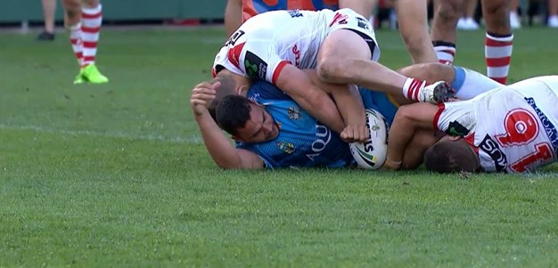 Rd 23: Dragons v Titans - No Try 68th minute