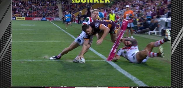 Rd 24: Broncos v Dragons - Try 68th minute - Corey Oates