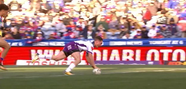 Rd 24: Knights v Storm - Try 49th minute - Brodie Croft