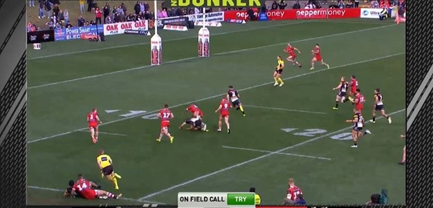 Rd 25: Panthers v Dragons - Try 50th minute - Josh Mansour