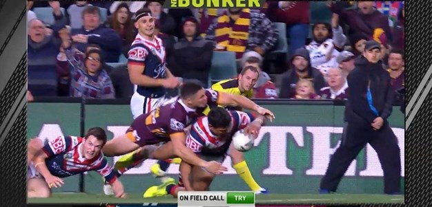 FW 1: Roosters v Broncos - No Try 56th minute