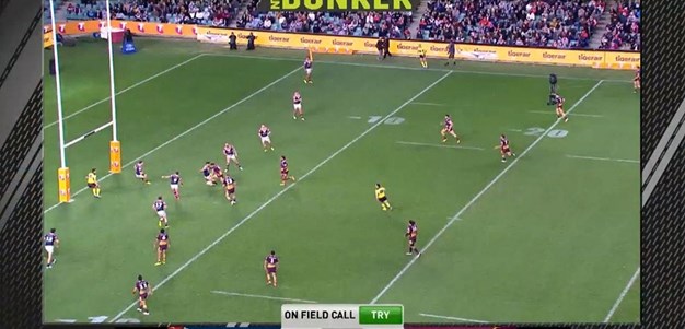 FW 1: Roosters v Broncos - Try 69th minute - Ben Hunt