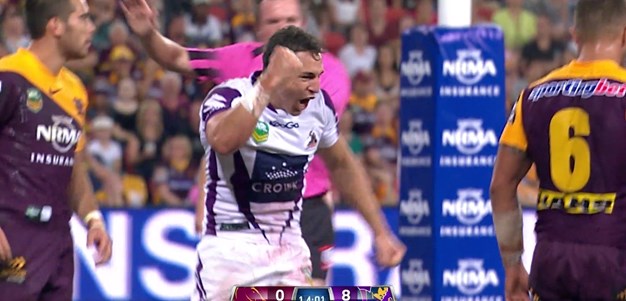 Slater gets a hat-trick at Suncorp