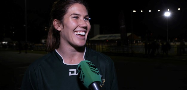 Women's Sevens player takes on the Maroons