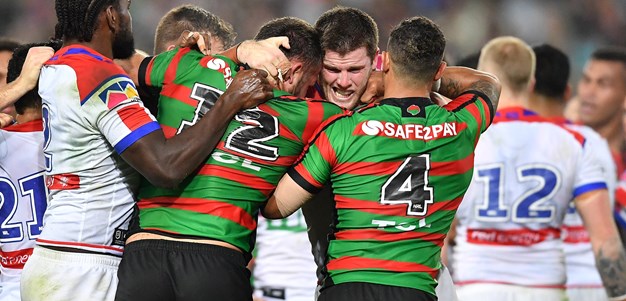 Four sin-binned after scuffle between Rabbitohs and Knights