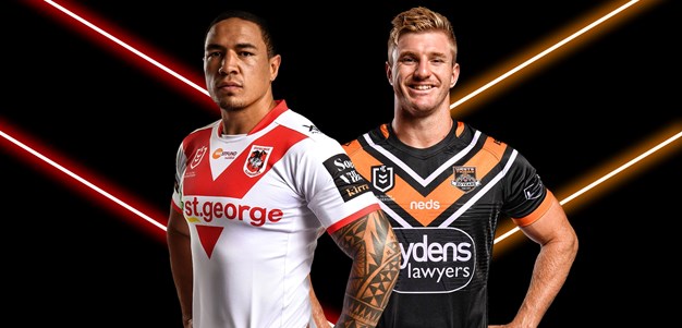 Dragons v Wests Tigers - Round 24