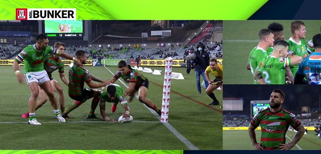 Semi Valemei gets his first try in the NRL