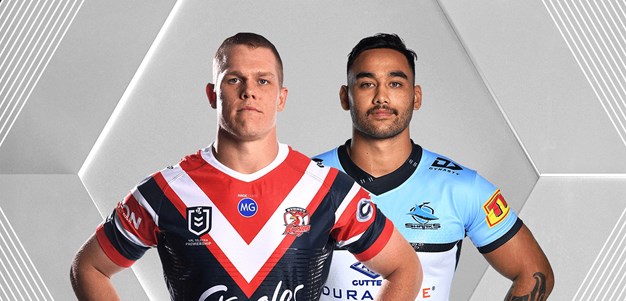 Roosters v Sharks - Round 19