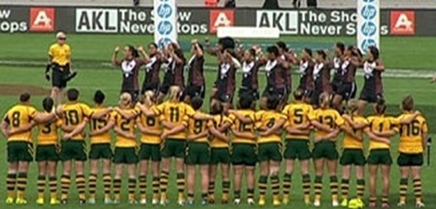 Auckland Nines women's game one: New Zealand v Australia