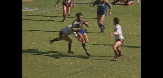 Grothe scores against the Sea Eagles