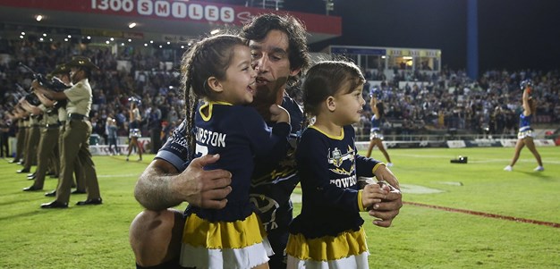 Thurston runs out for his final home game