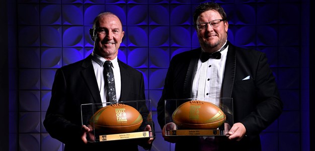 Kenny and Lazarus inducted into Hall of Fame