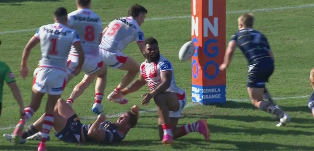 Ravalawa with another monster hit, this time saving a try