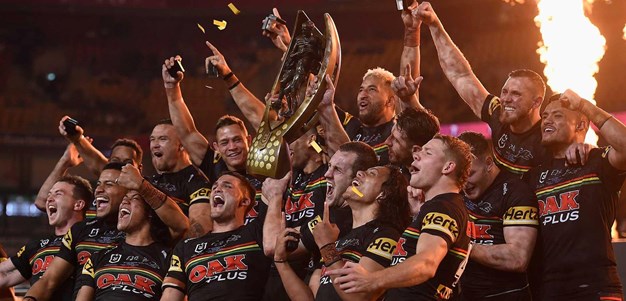 The full post-match ceremony from the 2021 NRL grand final