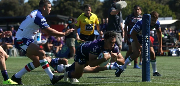 Coates' first try for the Storm
