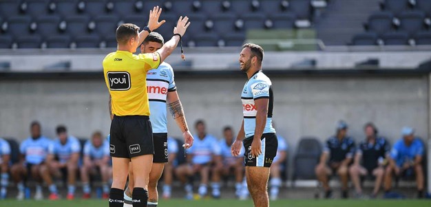 Trindall placed on report and sent to sin bin