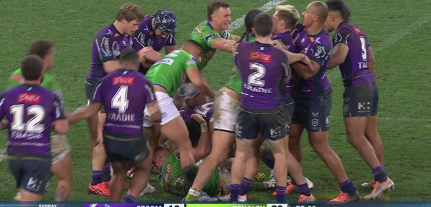 Tempers flare at AAMI Park
