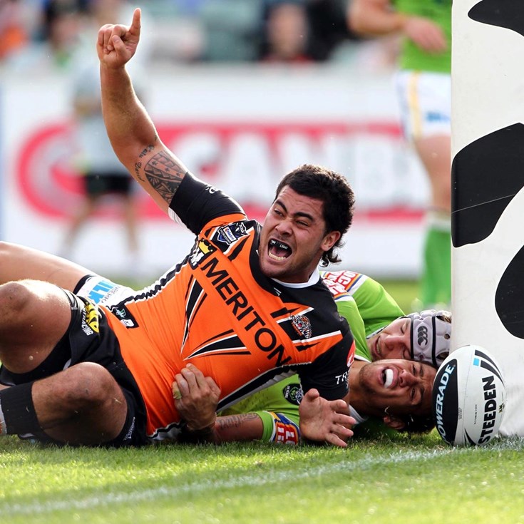 Fifita fends and finds the line