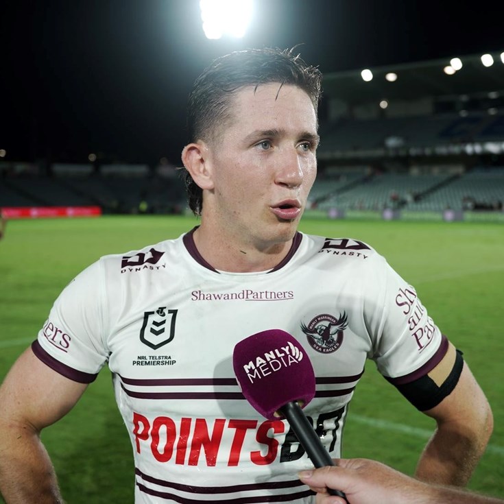 Johns reflects on first game back in Manly jersey