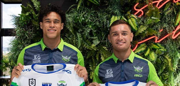 Levi and Saulo presented with debut jerseys