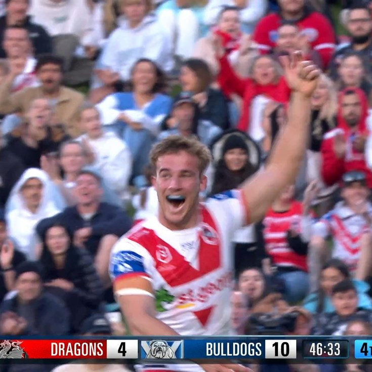 Toby Couchman scores first NRL try