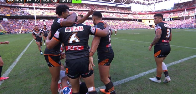 Wests Tigers goal line defence resolute